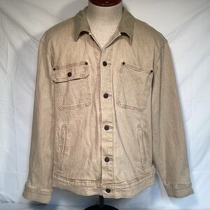 Levi's Tan Tannin Sunset Denim Jacket With Corduroy Collar Men’s Size XL